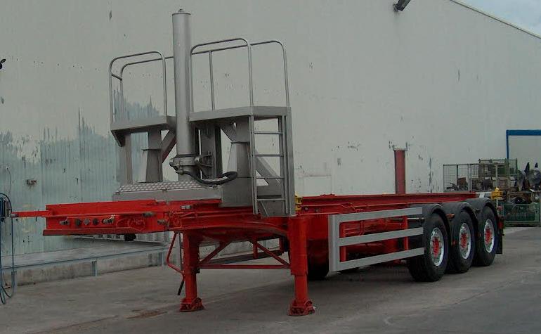 Oplegger Containerchassis