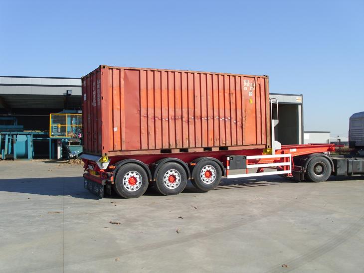 Oplegger Containerchassis